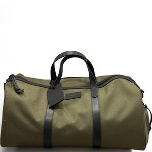 Brand New Polo Ralph Lauren Leather-Trim Canvas Duffel